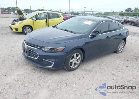 2016 Chevrolet Malibu Ls из США, поврежденный, VIN 1G1ZB5ST6GF347547